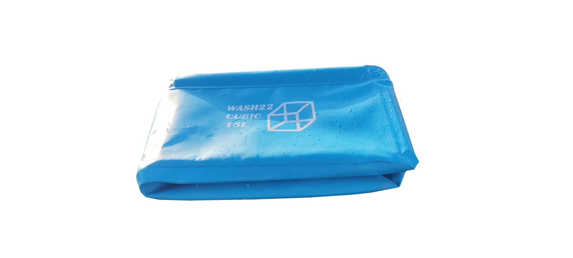 WASH22 Cubic 15L Folding Collapsible Camping Washing Basin Bucket Bag Tidy for Tents Motorhomes Campervans Caravans