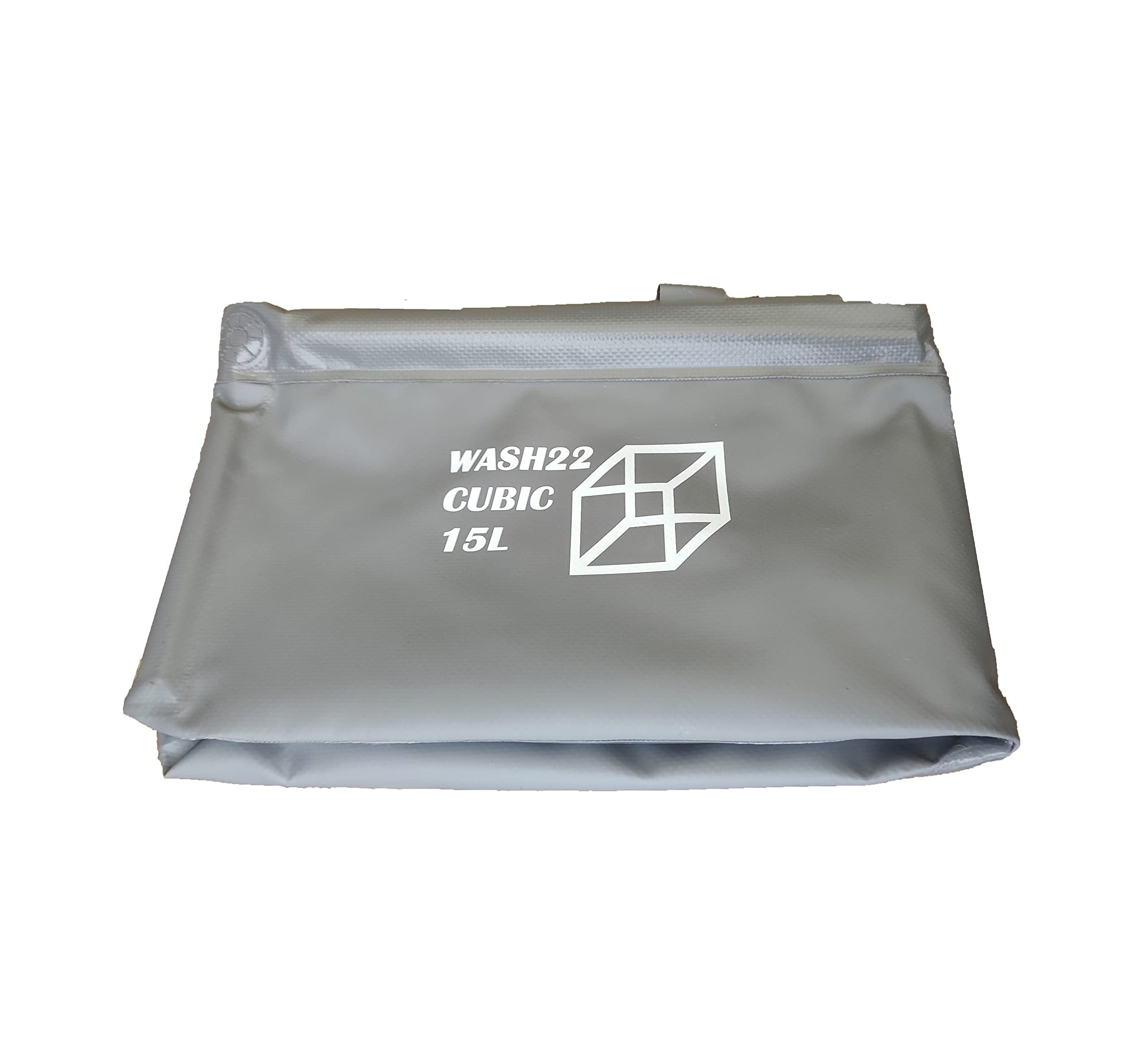WASH22 Cubic 15L Folding Collapsible Camping Washing Basin Bucket Bag Tidy for Tents Motorhomes Campervans Caravans
