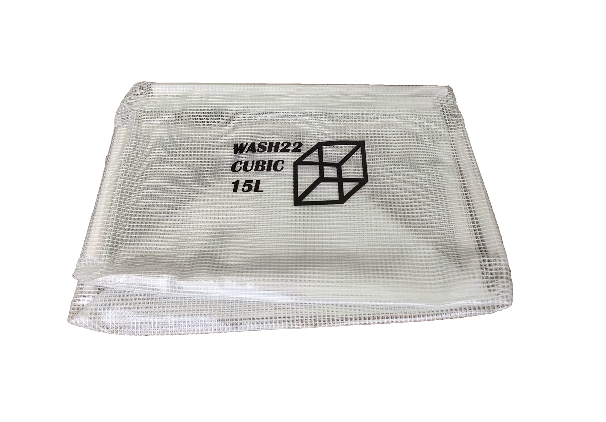 WASH22 Cubic 15L Folding Collapsible Camping Washing Basin Bucket Bag Tidy for Tents Motorhomes Campervans Caravans Boat Yacht Home