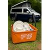 Cubic 15L Collapsible Camping Bucket with Mesh Storage Bag